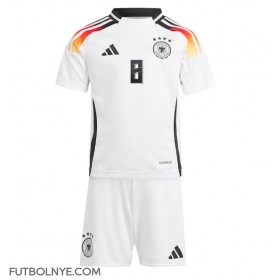 Camiseta Alemania Toni Kroos #8 Primera Equipación para niños Eurocopa 2024 manga corta (+ pantalones cortos)